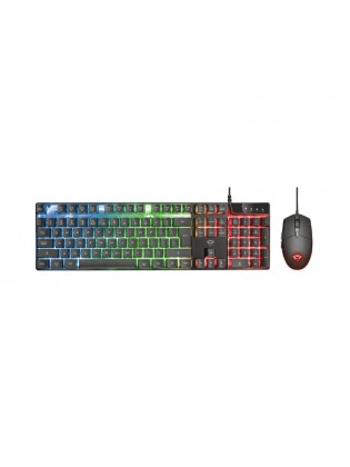 კლავიატურა-მაუსი: Trust GXT 838 Azor Keyboard and Mouse Set Black - 23289