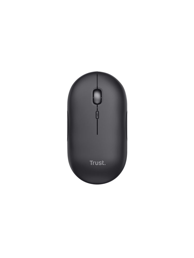 მაუსი: Trust Puck Rechargeable Wireless Ultra-Thin Mouse Black - 24059