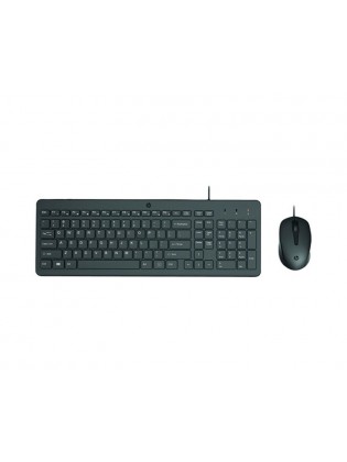კლავიატურა-მაუსი: HP 150 Wired Keyboard and Mouse Black - 240J7AA