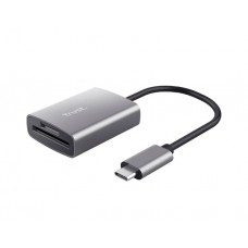 ბარათის წამკითხველი: Trust Dalyx Fast Aluminium USB Cardreader - 24135