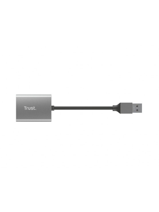 ბარათის წამკითხველი: Trust Dalyx Fast Aluminium USB Cardreader - 24135