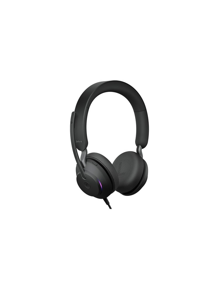 ყურსასმენი: Jabra Evolve2 40 SE USB-C/A MS Stereo On-Ear Headset Black - 24189-999-799