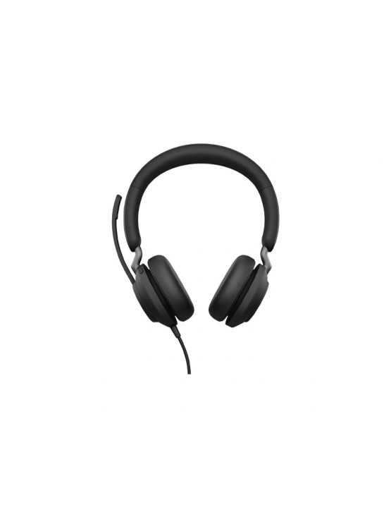 ყურსასმენი: Jabra Evolve2 40 SE USB-C/A MS Stereo On-Ear Headset Black - 24189-999-799