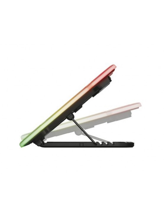 ნოუთბუქის სადგამი: Trust GXT 1126 Aura Multicolour Illuminated Laptop Cooling Stand - 24192