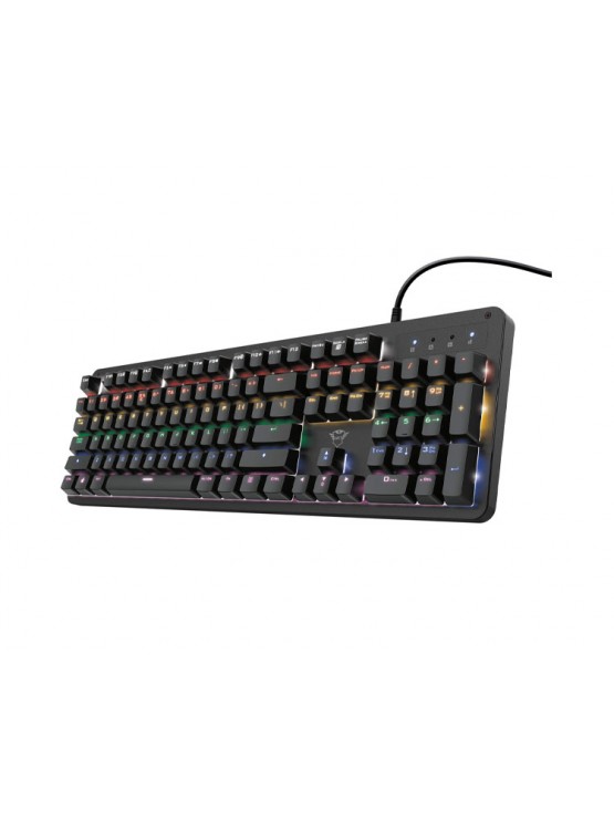 კლავიატურა: Trust Gaming GXT 1863 Thaz Mechanical Keyboard Black - 24342