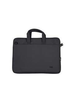 ნოუთბუქის ჩანთა: Trust Bologna Eco-friendly Slim Laptop Bag 16" Black - 24447