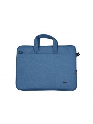 ნოუთბუქის ჩანთა: Trust Bologna Eco-friendly Slim Laptop Bag 16" Blue - 24448