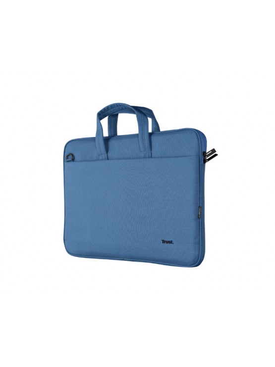 ნოუთბუქის ჩანთა: Trust Bologna Eco-friendly Slim Laptop Bag 16" Blue - 24448