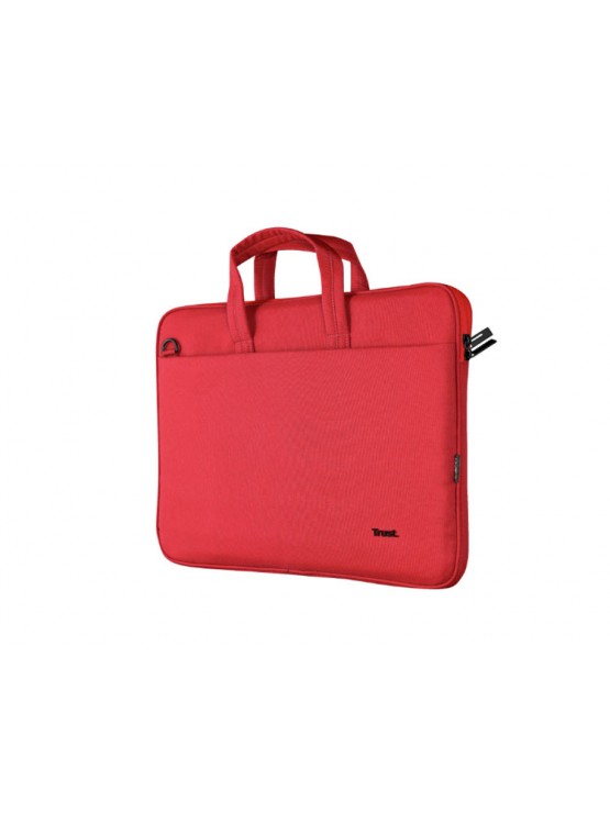 ნოუთბუქის ჩანთა: Trust Bologna Eco-friendly Slim Laptop Bag 16" Red - 24449