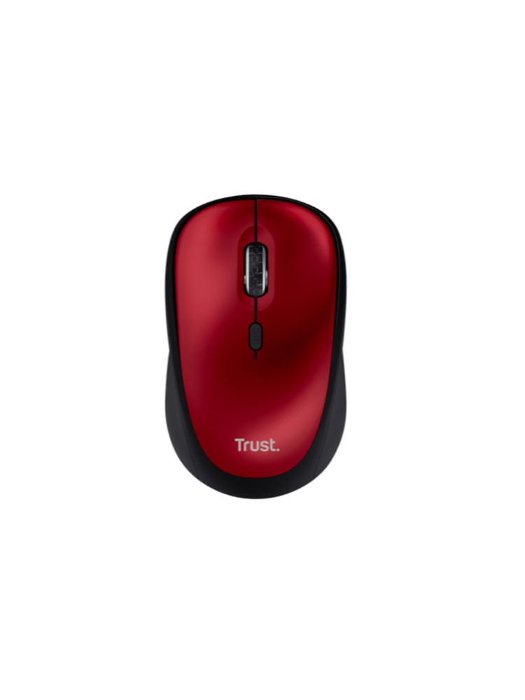 მაუსი: Trust Yvi+ Silent Wireless Mouse Red - 24550