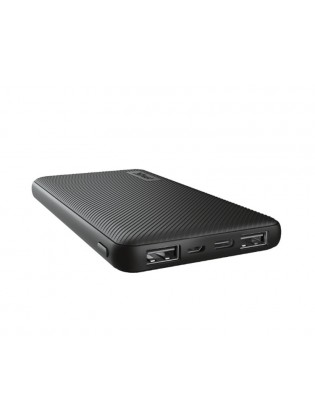 დამტენი: Trust Primo Ultra-Thin 10.000 mAh Powerbank Black - 24678