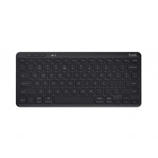 ყურსასმენი: Trust Lyra Compact Wireless Keyboard Black - 24707