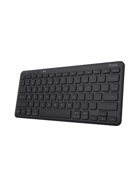 ყურსასმენი: Trust Lyra Compact Wireless Keyboard Black - 24707