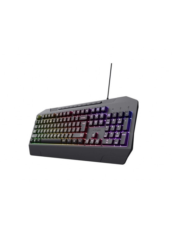 კლავიატურა: Trust GXT 836 Evocx Illuminated Gaming Keyboard Black - 24722