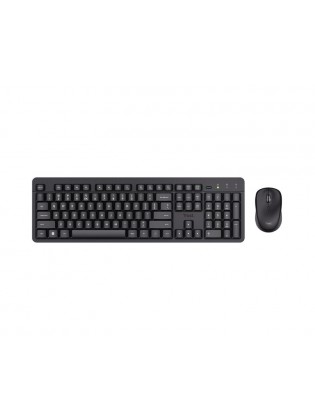 კლავიატურა-მაუსი: Trust Ody II Silent Wireless Keyboard & Mouse set Black - 25018