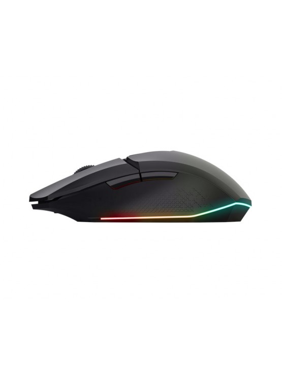 კომბო: Trust GXT 112 Felox Wireless Illuminated Gaming Mouse & Mousepad Black - 25070