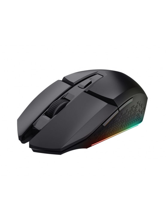 კომბო: Trust GXT 112 Felox Wireless Illuminated Gaming Mouse & Mousepad Black - 25070