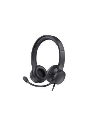 ყურსასმენი: Trust Ayda On-Ear USB PC Headset Black - 25088