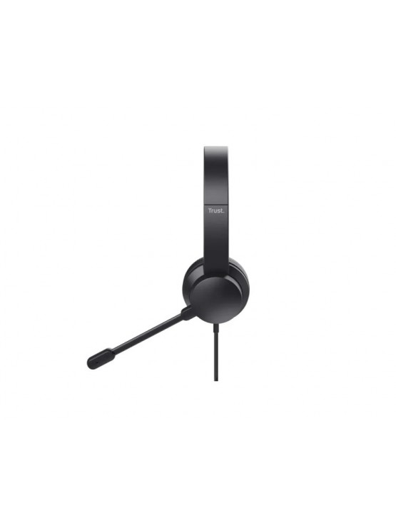 ყურსასმენი: Trust Ayda On-Ear USB PC Headset Black - 25088