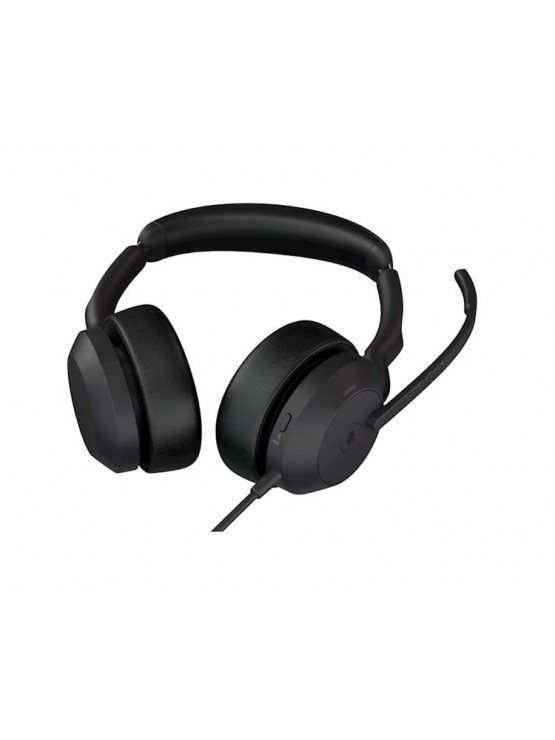 ყურსასმენი: Jabra Evolve2 50 USB-A MS Stereo Headset Black - 25089-999-999