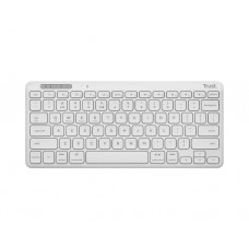 კლავიატურა: Trust Lyra Compact Wireless Keyboard White - 25097