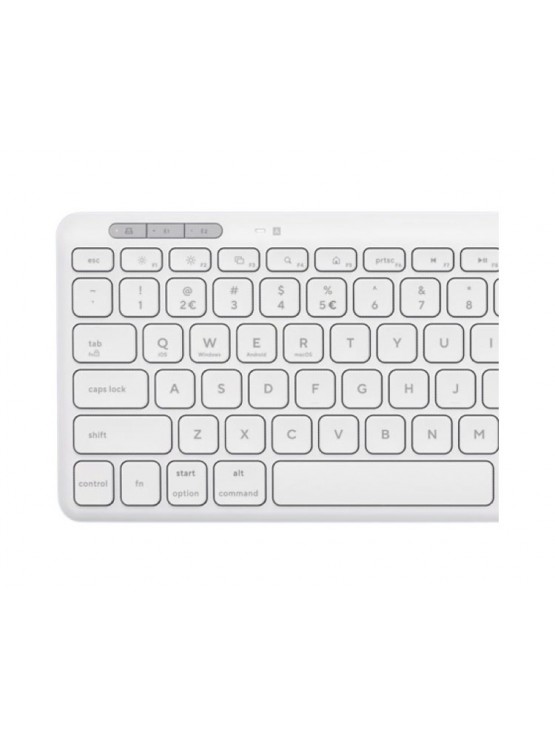 კლავიატურა: Trust Lyra Compact Wireless Keyboard White - 25097