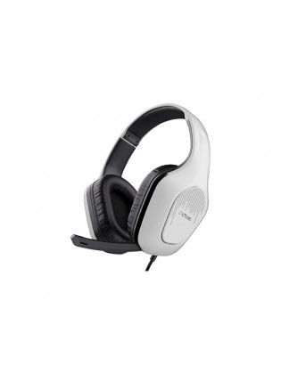 ყურსასმენი: Trust GXT 415W Zirox Gaming Headset White - 25147
