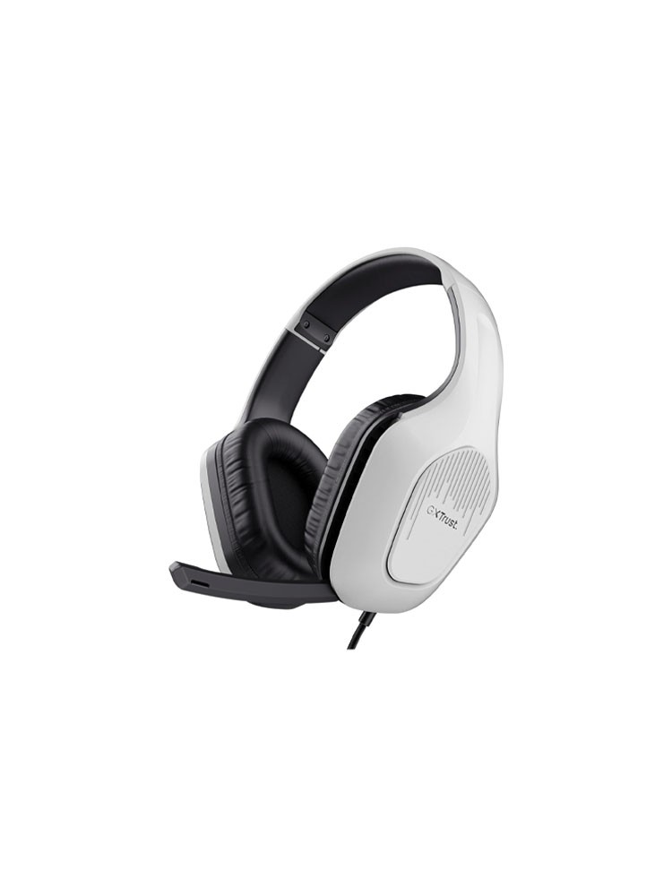ყურსასმენი: Trust GXT 415W Zirox Gaming Headset White - 25147