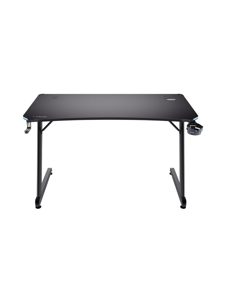გეიმერული მაგიდა: Trust GXT 709 Luminus RGB Gaming Desk Black - 25184