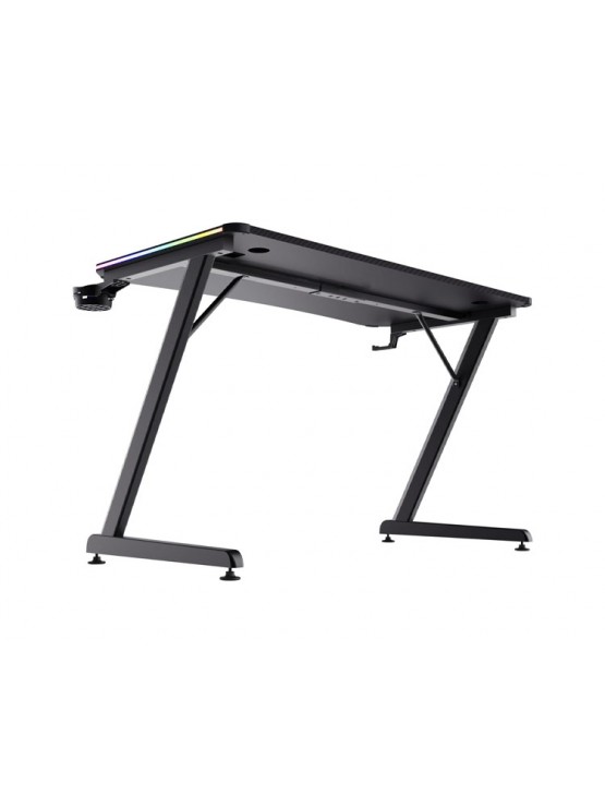 გეიმერული მაგიდა: Trust GXT 709 Luminus RGB Gaming Desk Black - 25184