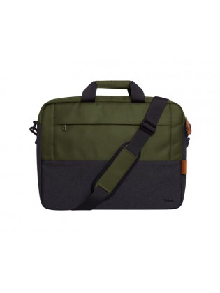 ნოუთბუქის ჩანთა: Trust Lisboa 16" Laptop Bag Green - 25245