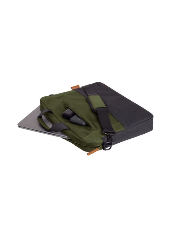 ნოუთბუქის ჩანთა: Trust Lisboa 16" Laptop Bag Green - 25245