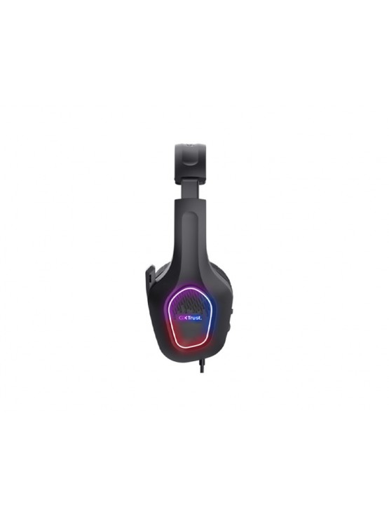 ყურსასმენი: Trust GXT 416 Zirox LED Lightweight Gaming Headset Black - 25331