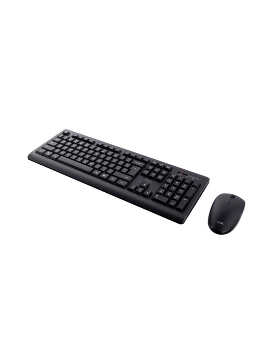 კლავიატურა-მაუსი: Trust Primo Keyboard & Mouse Set Black - 25347