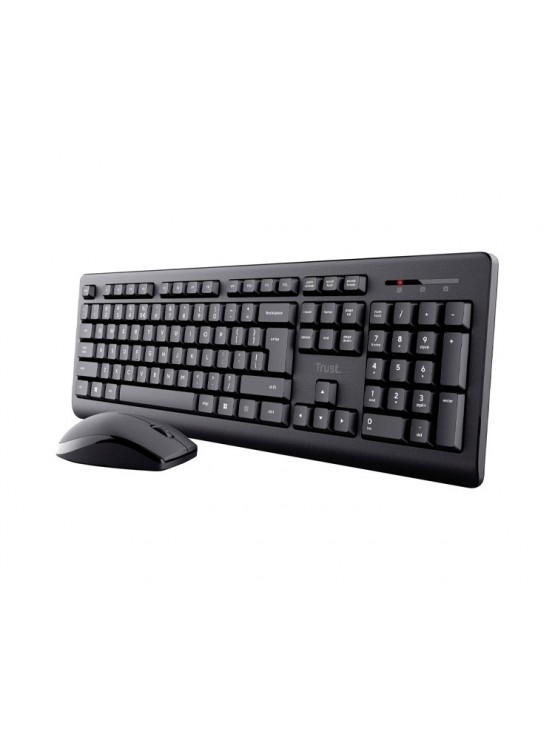 კლავიატურა-მაუსი: Trust Primo Keyboard & Mouse Set Black - 25347