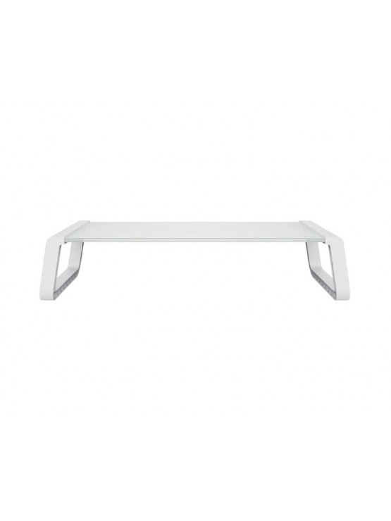 მონიტორის სადგამი: Trust Monta Tempered glass Monitor Stand White - 25351