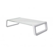 მონიტორის სადგამი: Trust Monta Tempered glass Monitor Stand White - 25351