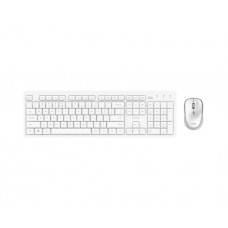 კლავიატურა-მაუსი: Trust Ody II Silent Wireless Keyboard & Mouse set White - 25465