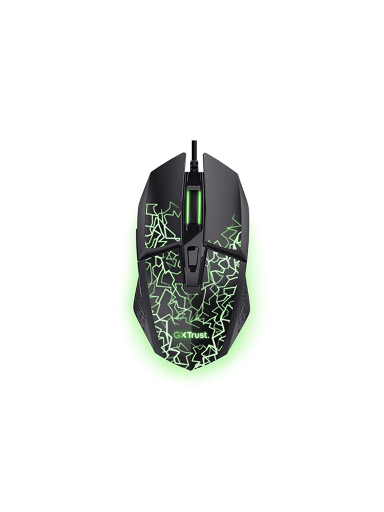 მაუსი: Trust GXT 113 Felox Illuminated Gaming Mouse Black - 25749