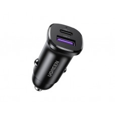 მანქანის დამტენი: UGREEN 25845 30W USB-C Car Charger Black