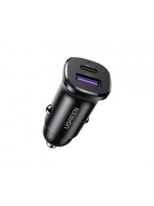 მანქანის დამტენი: UGREEN 25845 30W USB-C Car Charger Black