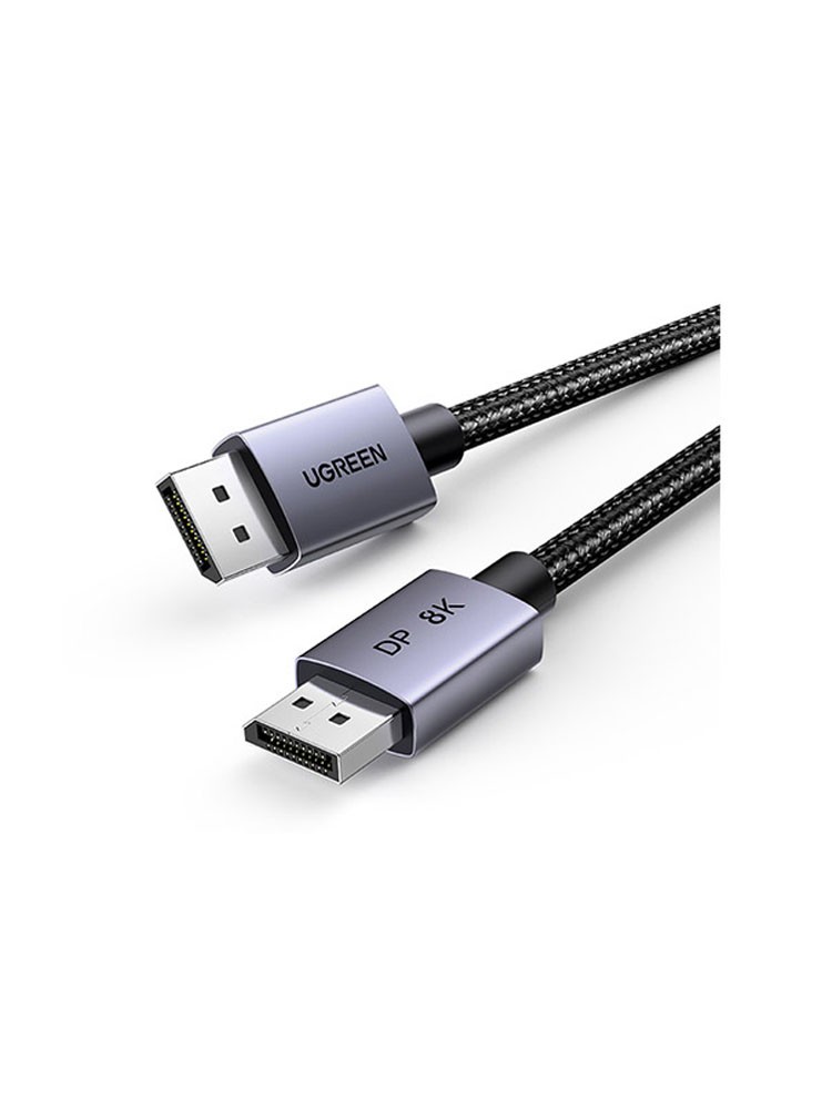 კაბელი: UGREEN DP120 8K/60Hz DisplayPort Cable 2m Black/Grey - 25905