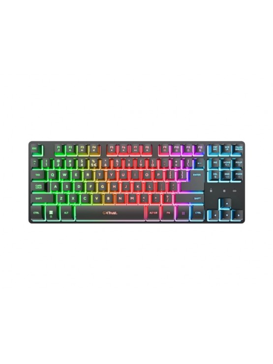 კლავიატურა-მაუსი: Trust GXT 832 Thado Wireless TKL Keyboard & Mouse Combo Black - 25982
