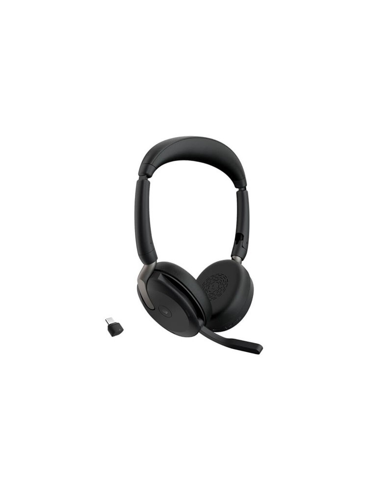 ყურსასმენი: Jabra Evolve2 65 Flex Link380c MS Stereo Headset Black - 26699-999-899
