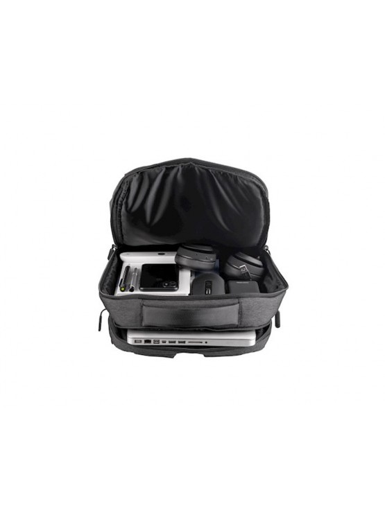 ნოუთბუქის ჩანთა: 2E Backpack Melange 16" Black - 2E-BPN9266BK