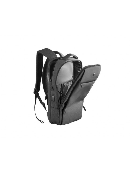ნოუთბუქის ჩანთა: 2E Melange 17" Backpack Black - 2E-BPN9267BK