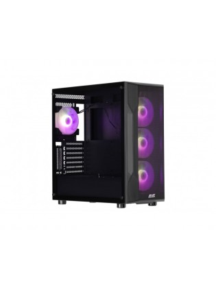 ქეისი: 2E SPLENDOR G4301 Gaming Computer Case 2xUSB Black - 2E-G4301