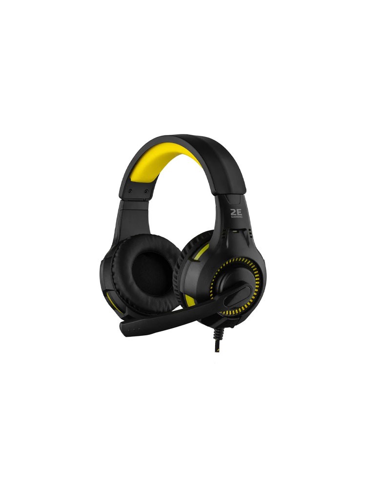 ყურსასმენი: 2E HG300 Gaming Headset Black/Yellow - 2E-HG300BK