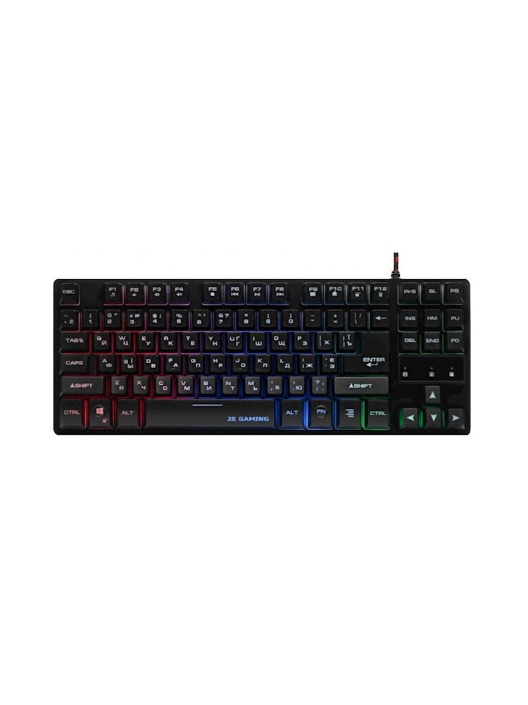 კლავიატურა: 2E KG290 Gaming Keyboard LED USB Black - 2E-KG290UB