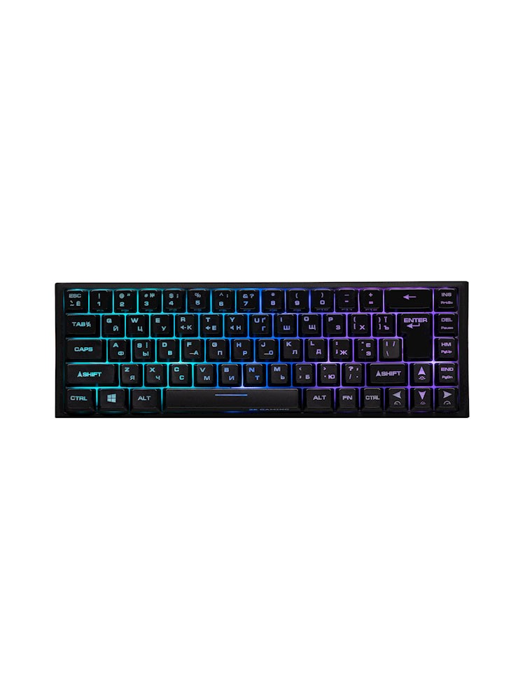 კლავიატურა: 2E Gaming Keyboard KG350 RGB USB Black - 2E-KG350UBK